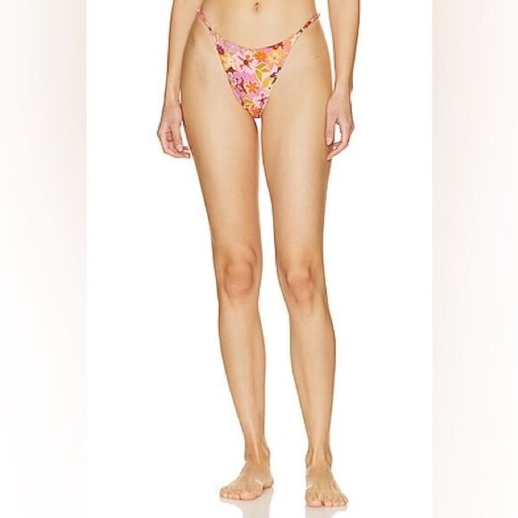 NWT REVOLVE Isle Bikini Bottom in Retro Pop STONE FOX SWIM Size Small - Picture 1 of 6